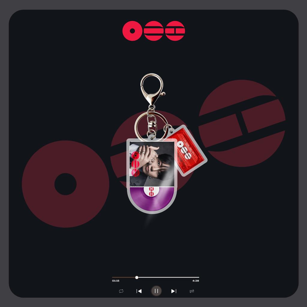 Llaveros de CD de BTS, Colgantes para Bolsos para Miembros Individuales y el Grupo Completo, Decoraciones para Ropa, Merchandising de Celebridades