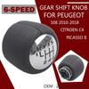 6 Speed Gear Shift Knob Shifter Lever Stick Gaiter Car Styling 2403GY 2403.GY For Peugeot 508 2010-2018 Citroen C4 Picasso II