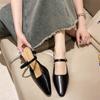Summer Fashion New Pointed Toe Casual Solid Color Banquet Sexy Elegant Low Heel Women's Sandals Comfortable High Heels