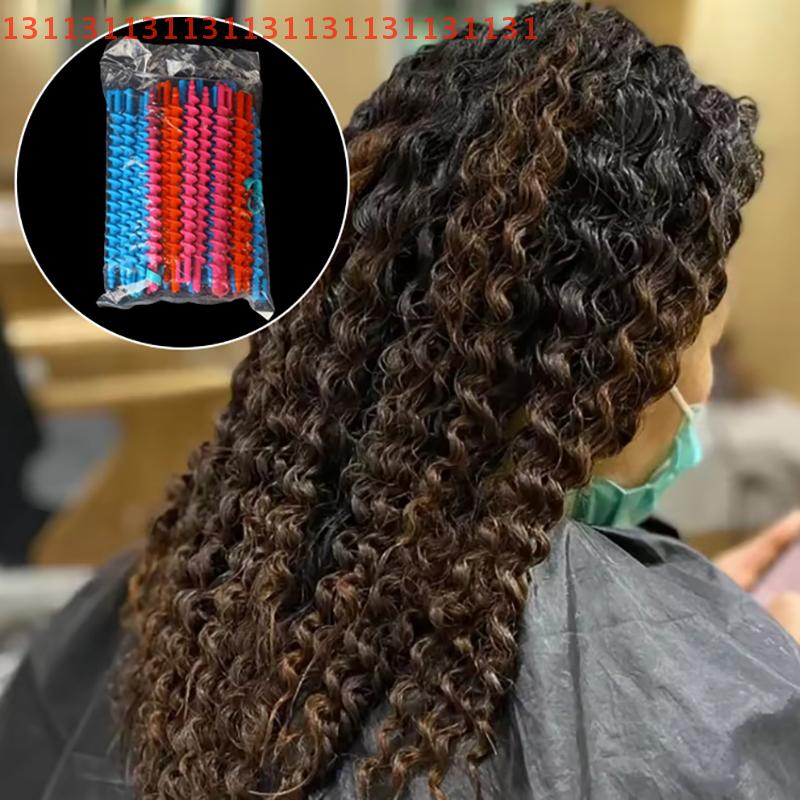 Kunststoff Spirale Dauerwelle Stick Hitzefreie Haar Curly Frauen Lockenwickler Hitzefreie Locken Kalte Dauerwelle Bar Barber Haar Styling Werkzeug