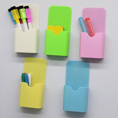 Magnetischer Stifthalter aus Kunststoff Aufbewahrungsbox für Whiteboard-Marker Stiftebecher für Zuhause Büro Klassenzimmer Whiteboard Kühlschrank Kühlschrank Spind Organizer