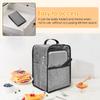 Waffle Maker Dust Cover Oxford Fabric Waterproof Waffle Machine Protector with Visual Window and Pocket Kitchen Appliance Cover