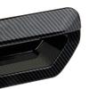 Carbon Fiber Style Rear Trunk Tailgate Door Handle Cover Trim ABS Fit for Hyundai Santa Cruz -