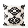 Nordic Black And White Sofa Cushions Cover Linen Bohemian Ethnic Throw Pillows Cover Grey Decoration Geometric Pillow Cover