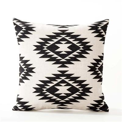 Nordic Black And White Sofa Cushions Cover Linen Bohemian Ethnic Throw Pillows Cover Grey Decoration Geometric Pillow Cover