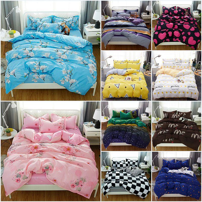 Super Soft Polyester Bedding Duvet Cover Comforter Quilt Cover With Pillowcase