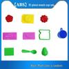 Handmade Colored Playdough Set for Kids with Molds and DIY Tools