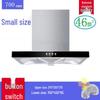 Compact 60-70cm Euro Style Top-Mount Range Hood with Large Suction for Small Apartments.