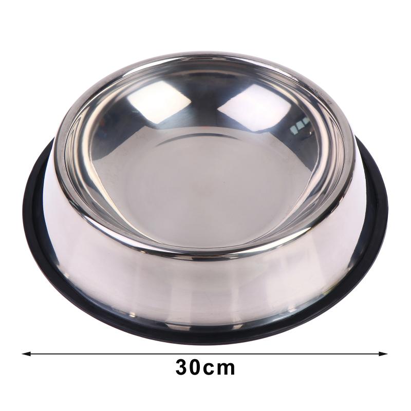 Stainless Steel Pet Dog Bowl Food Storage Container Dog Food Bowl Water Bottle Pet Bowl For Dog Cat Non-Slip Water Feeder Bowls