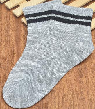

Korean New Style Loves Socks Cylinder Cotton Breathable Casual Socks Preppy Style Vintage Stripe Ankle Socks One Size