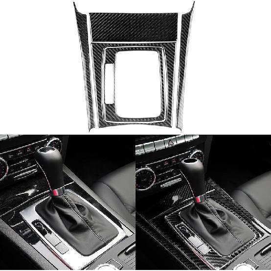 NVCNX Carbon Fiber Compatible with Mercedes-Benz C-Class W204 C250 C300 C350 C63 AMG 2008 2009 2010 2011 2012 2013 2014 Sedan Accessories Door Panel