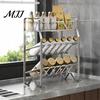 Stainless Steel Seasoning Rack Spice Rack, 2/3/4 Tier Condiment Organizer for Multi Layer Countertop, Multi-purpose Multi-Layer Bottle Holder Kitchen