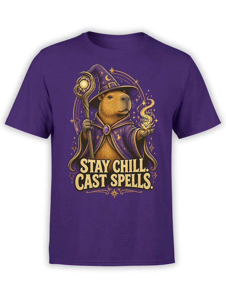 Chill Mage Capybara Tshirt Unisex S