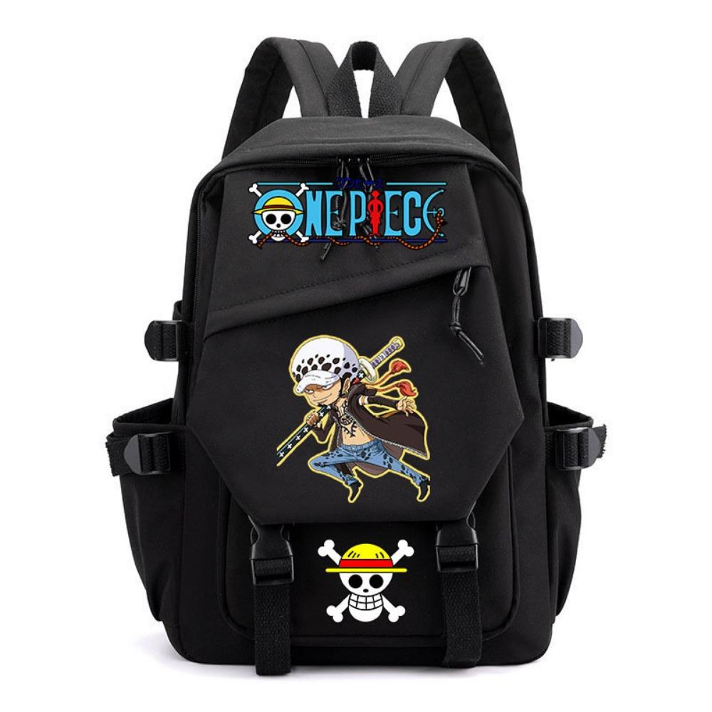 Anime ONE PIECE schoolbag children's backpack primary school bag male and female junior high school students college students campus backpack