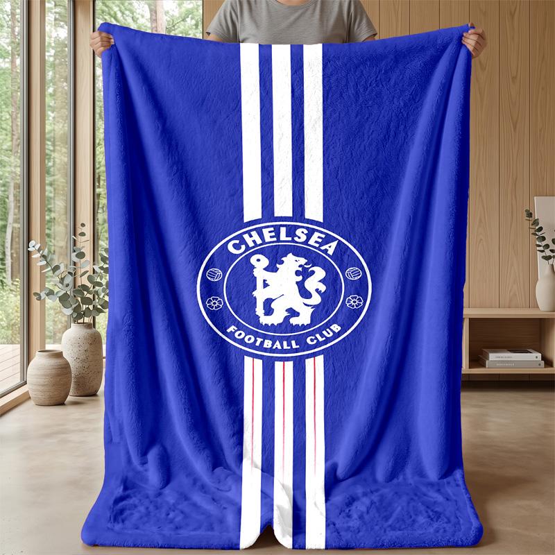 Chelsea FC Theme blanket Soft Flannel Fleece Blanket Warm Lightweight Throw Blanket for Home Sofa Bed