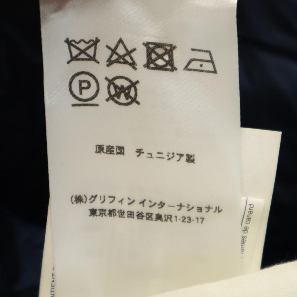 Pyrenex Kurtka puchowa 38 Granatowa Z futrem z szopa pracza Damska Używana