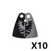 Medieval Military Soldier Building Blocks Castle Dark Dragon Knight Wolf Warrior Waffen DIY Cloaks Helmet Armor Sword Brick Toys