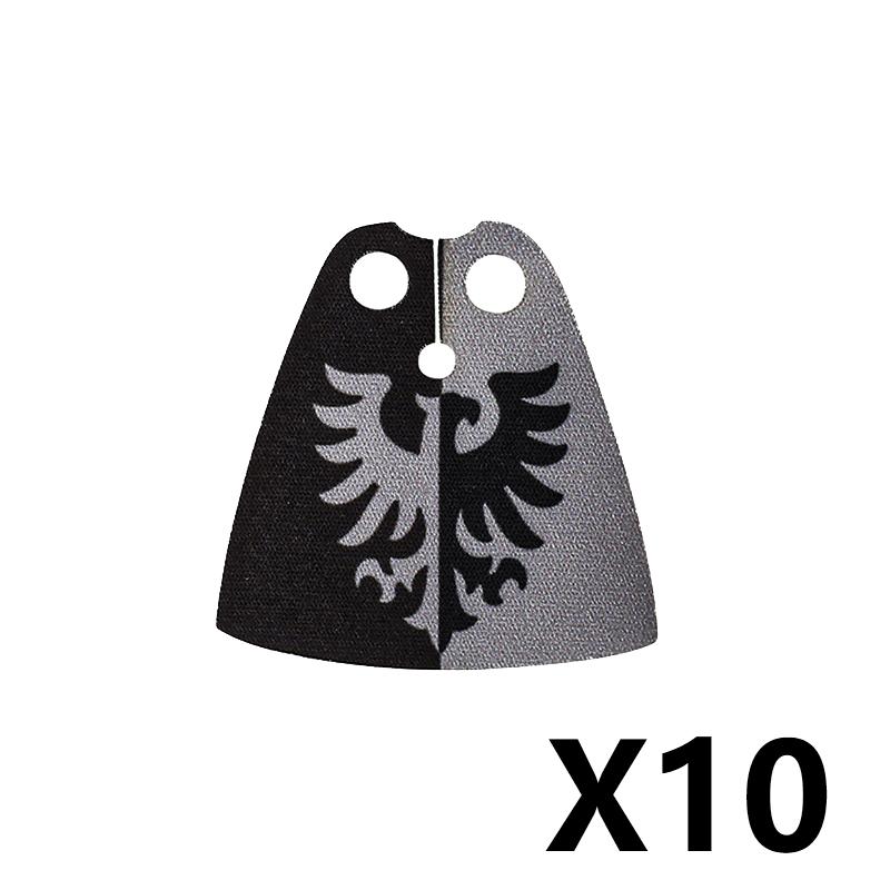 Medieval Military Soldier Building Blocks Castle Dark Dragon Knight Wolf Warrior Waffen DIY Cloaks Helmet Armor Sword Brick Toys