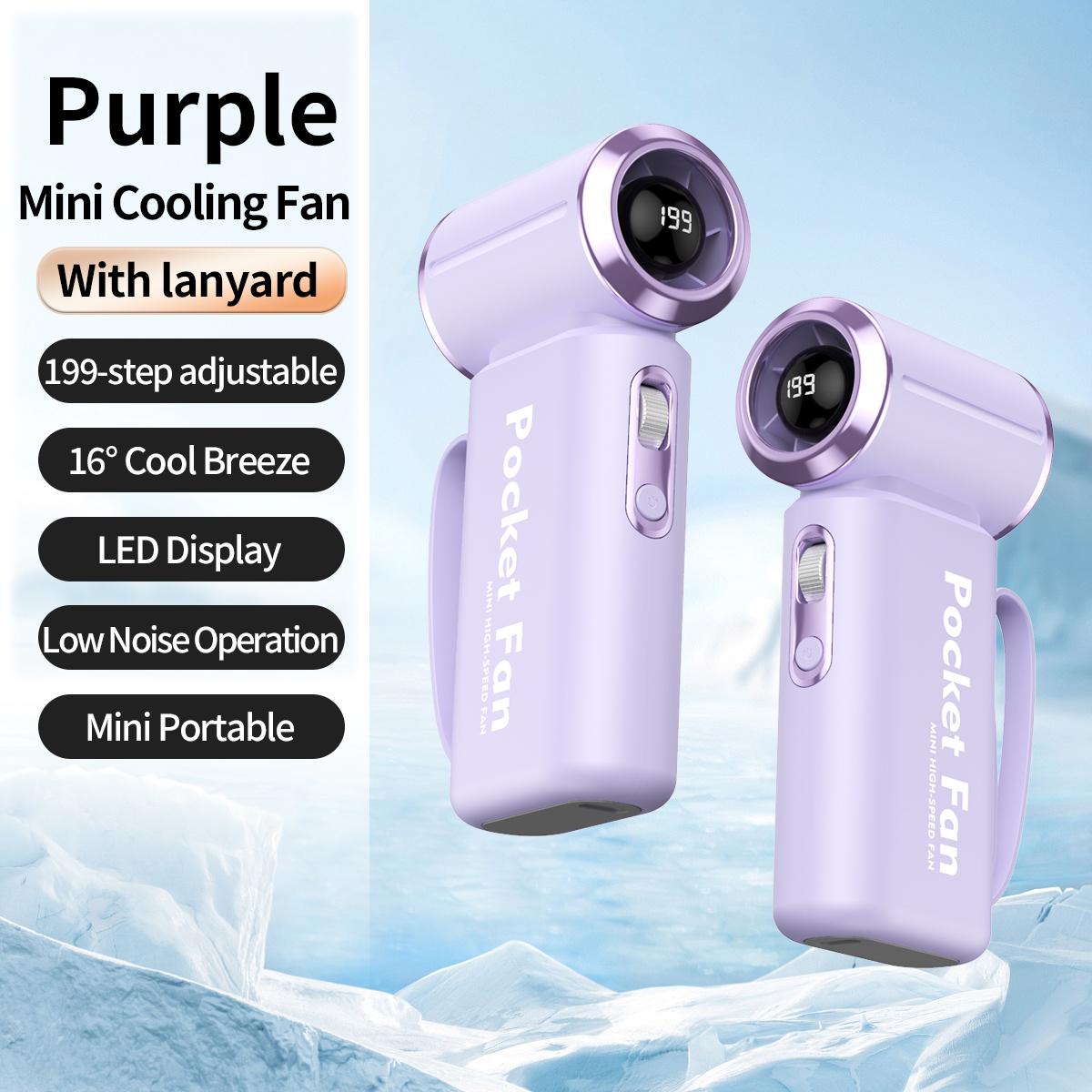 T-630 Perfect Gift JisuLife Handheld Turbine Fan Life9 Super Long 5000mah Battery Life Five-speed Adjustment Handheld Fan US