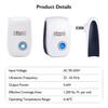 Pack Of 4 Ultrasonic Pest Repellent For Cockroaches Flies Mosquitoes