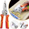 Alloy Steel Multifunctional Wire Stripper Multifunctional Wire Stripping Pliers  Hand Tools