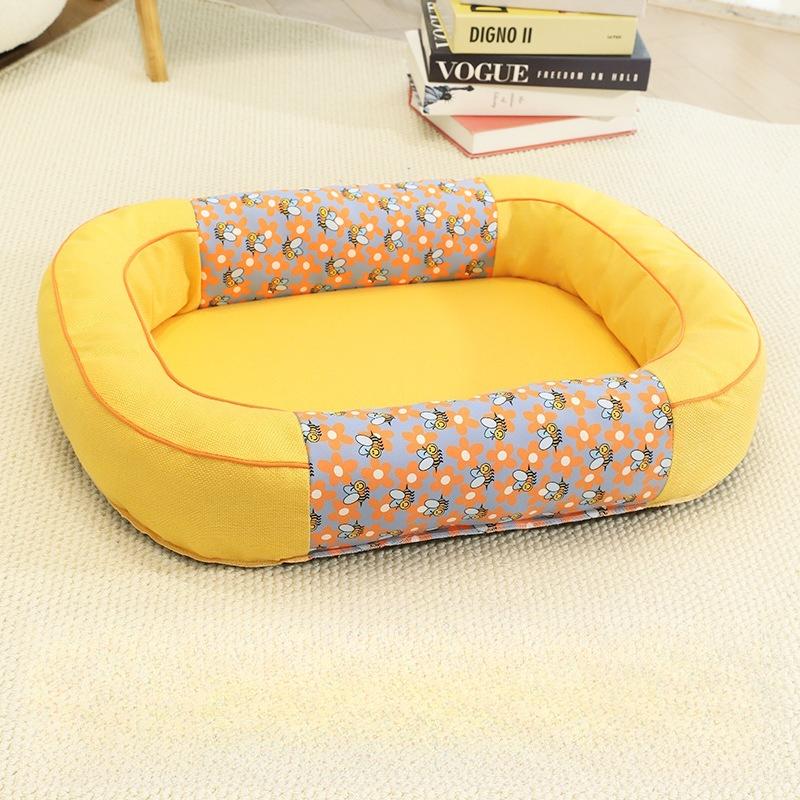 Rectangular Pet Accessories Washable Thickened Cat Bed Mats Scratch Resistant Wear-resistant All Season Universal Pet Beds Large Space Kennel 1pc