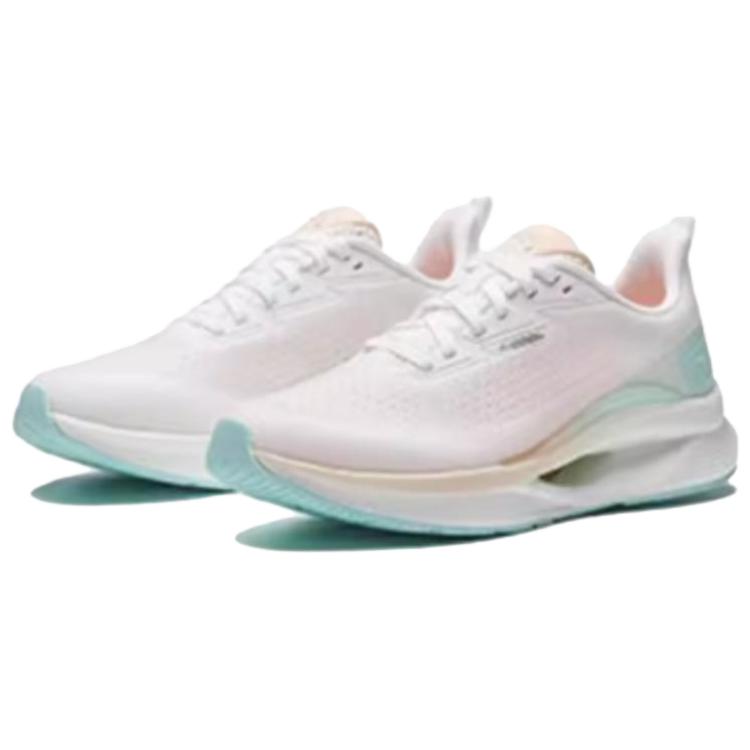 Anta Hydrogen Running Cool Comfortable Versatile Durable Breathable Low-Top Casual Running Shoes Women Sneaker White Pink Blue 122525542-1