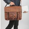 Leather Travel Messenger Office Crossbody Bag Laptop Briefcase College Satchel Computer Best Bag for Men and Women
