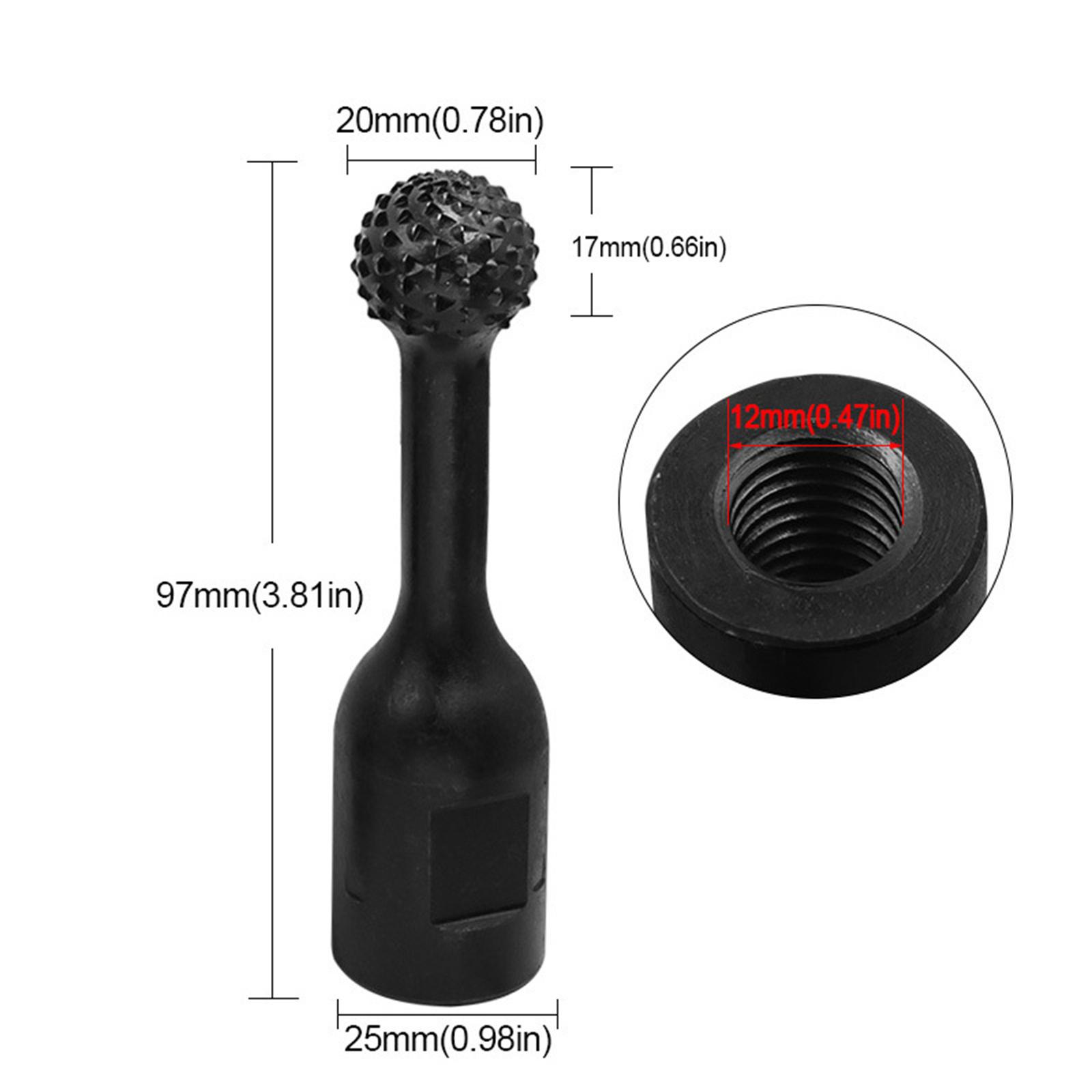 

Sphere Rotary Burr Metal Ball Gouge Angle Grinder Attachments Power Carving Tools For Wood Polishing Carving Engraving diameter 20mm#1