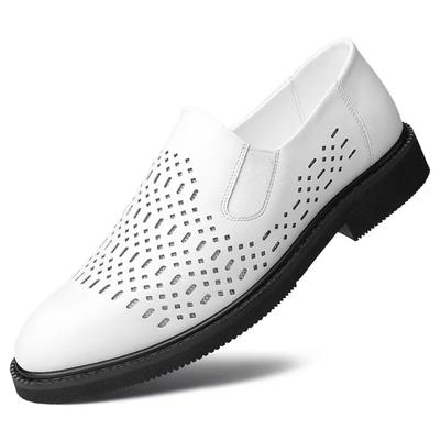 Modedesigner Neue Plateau Ausgeschnitten Herren Loafer Mode Leder Weichsohle Herren Kleiderschuhe Lässige Herren Rindsleder Schuhe Mann