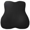 Back Cushion Black Memory Foam 40 x 40 x 11 cm