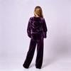 Velours-Trainingsanzug-Set für Mädchen, weiches zweiteiliges Outfit für Herbst und Winter