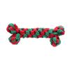 Christmas Cotton Rope Knot Toys - Bite-Resistant Teething Supplies for Dogs