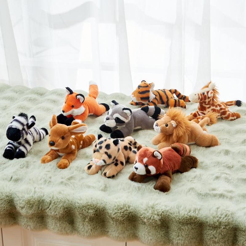 Realistic Giraffe Plush Toy, Sika Deer Stuffed Animal, Lifelike Wildlife Doll, Soft & Cuddly Kids Gift for Birthday & Holidays