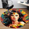 1pc Wonder Woman, Superhero Chair Carpet for Office Non-Slip, Indoor Non-Slip Washable Carpet, Non-Shedding Mat For Office yy251030075