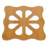 Wooden Cartoon Non-Slip Insulation Mat - Cute Coaster for Pots, Bowls, & Tea