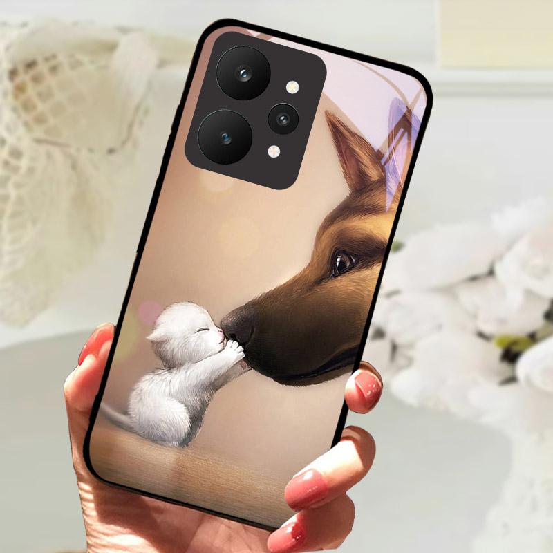 Shockproof Case For Realme 15 5G Phone Cover RMX5106 RMX5105 Tempered Glass Cases For Realme15 Fundas Luxury Protective Shell
