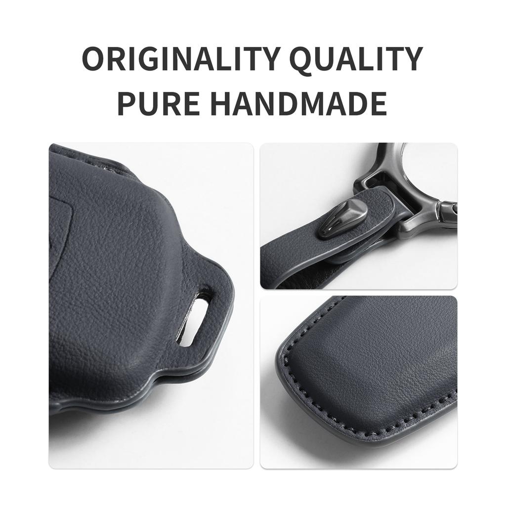 Original Car Color Leather Key Case Cover For Lynk & Co Z20 900 Z10 Car Key Case Cover Keychain Protector Decorative Accessories