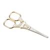 Vintage Scissors Antique Shears for Tailor Shears Fabric Nail DIY Tools Tower Shears (Gold)
