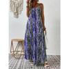 2026 Women Sexy Strap Fashion Loose Long Dress Summer New Vintage Print Casual Holiday Bohemia Robe Maxi Vestidos Beach Dress