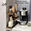 Stable Wooden Organizer Three Layers Coffee Cup Storage Rack Durable Countertop Multi Layer Organizer Space Saving Display Stand for Kitchen Mug
