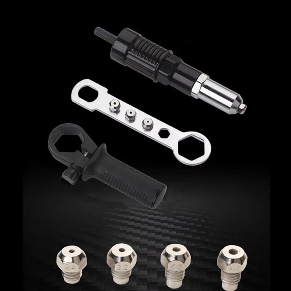 Quick Connect Rivet Tool Adapter 2.4-4.8 MM Blind Rivet Tool Riveting Nut Machine  Home Riveting