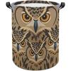1pc, Humorous Owl Laundry Bin, Cartoon Hampers for Organizing Dirty Clothes, Room Decoration, Laundry Baskets