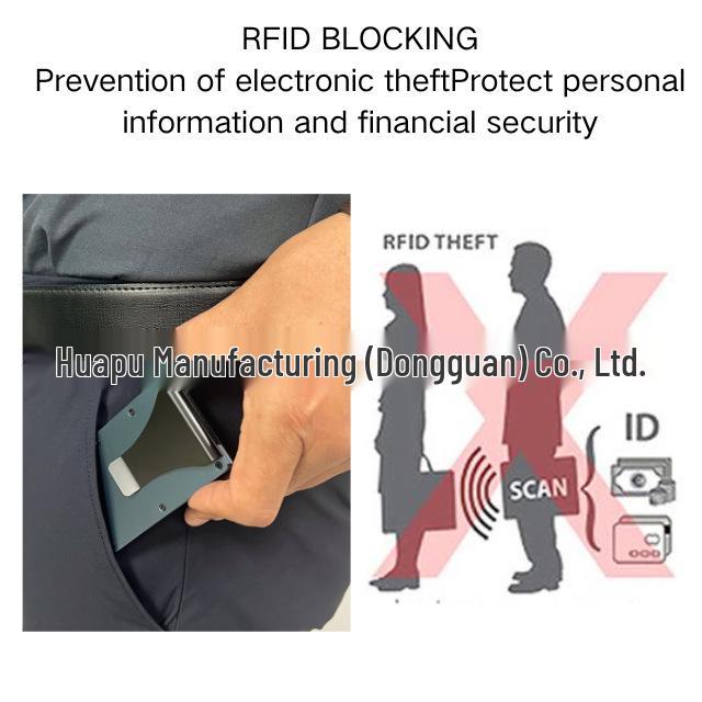 RFID Aluminum Credit Card Holder - Anti-demagnetization & Anti-skimming Metal Case