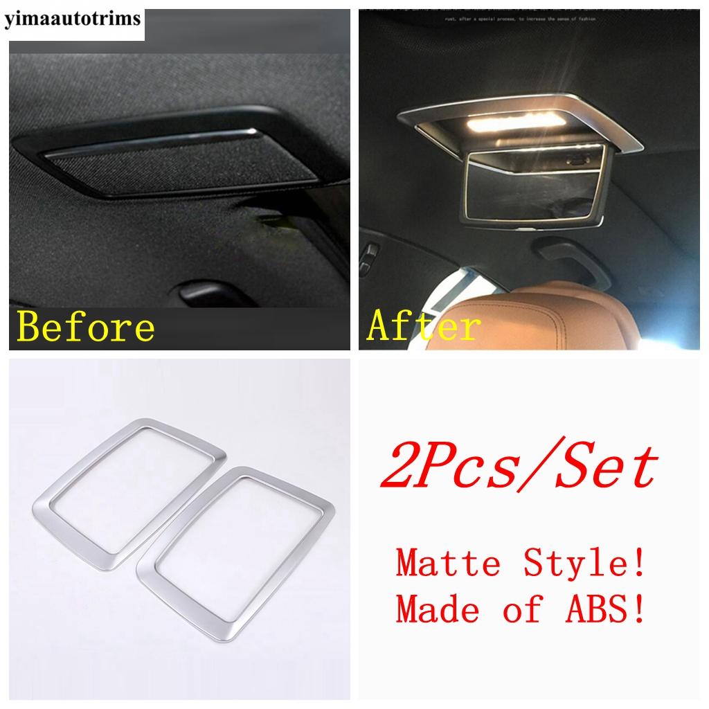 Read Lamp Head Light Dashboard Air AC Gear Panel Water Cup Cover Kit Trim Accessories For BMW 5 Series G30 525i 530i 2017 -