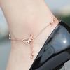 Women Fashion Barefoot Sandal Beach Foot Chain Butterfly Charm Anklet Bracelet Gift