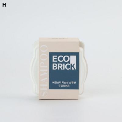 Panetto shampoo leggermente acido Ecobrick, 1 pezzo