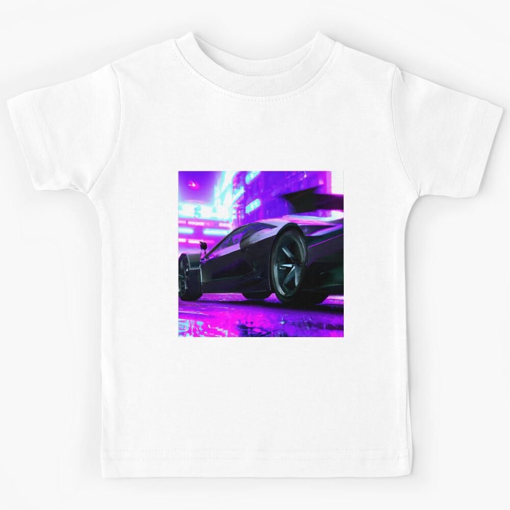 Cyberpunk Car Kids T-Shirt 100