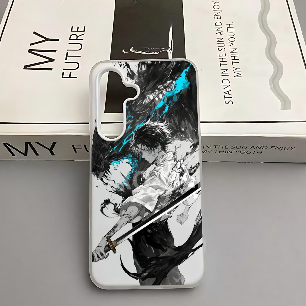 

Чехол для телефона J-Jujutsu Kaisen Yuta Okkotsues для Samsung A16 A56 A36 A26 A55 A54 A15 A35 A25 Белый 2-в-1 Гелевый чехол Galaxy A54 5G