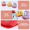 Ledmomo Daruma Figurka Mini Daruma Figurka Keramická figurka 5 kusů 5X4cm Přináší Good Heian Hodně štěstí Nový rok Dekorace Daruma-san Daruma-sama